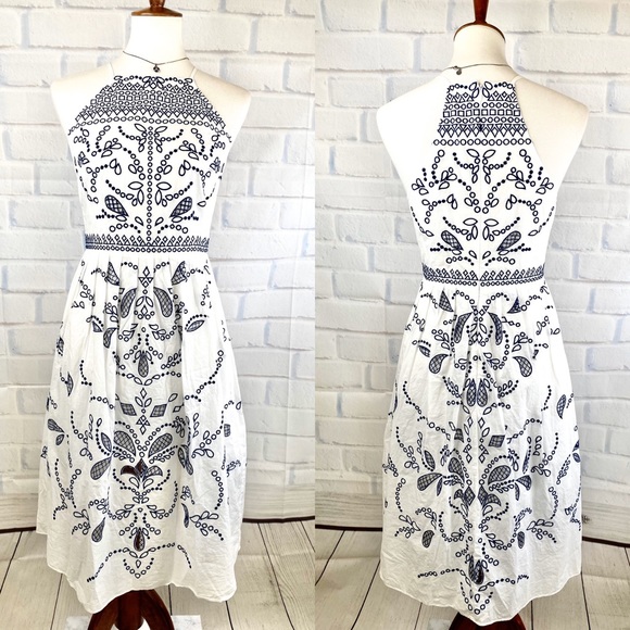 P A R K E R : “Alana” Eyelet Midi Cotton Dress - Picture 4 of 8